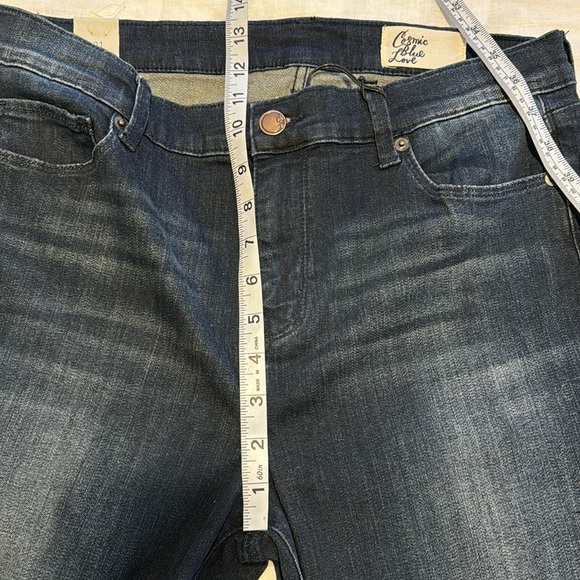 Cosmic Blue Love Midnight Blue Jeans 31 - Picture 6 of 12